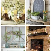 main Fresh Spring Mantel Decor Ideas