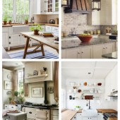 main 57 Cute Farmhouse Kitchen Designs To Get Inspired