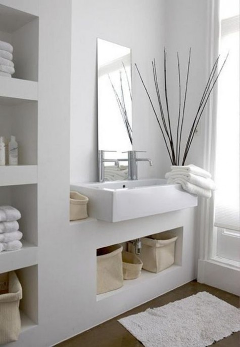 Stylish Modern Small Bathroom Storage Stage Your Own Home