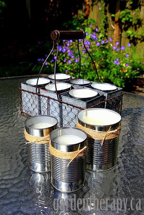 23 DIY Citronella Candles To Keep The Insects Away