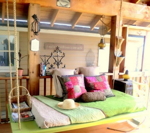 9 Awesome DIY Outdoor Hanging Beds
