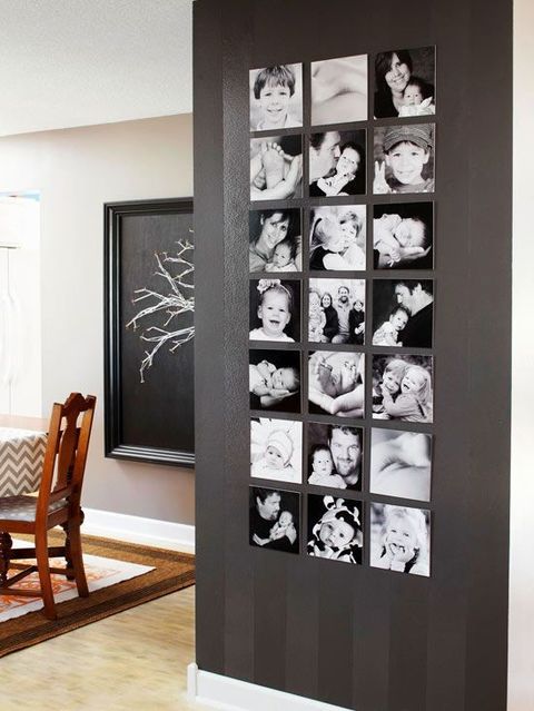 50 Smart Ways To Display Your Photos On The Walls 50 Smart Ways To Display Your Photos On The Walls