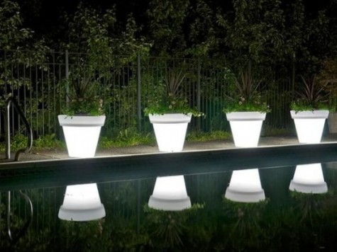 lamps and planters in one for more functionality