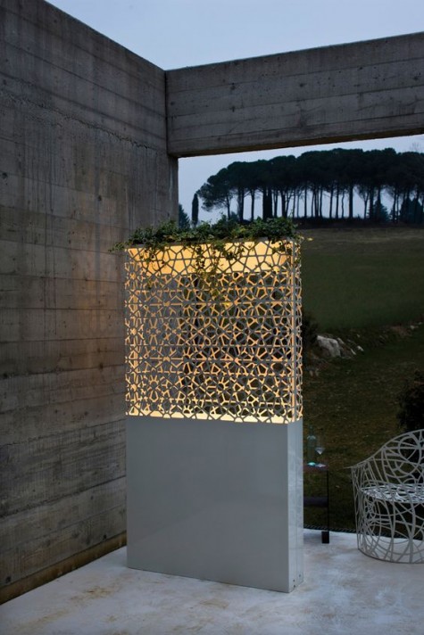 laser cut wall lamps for outdoors
