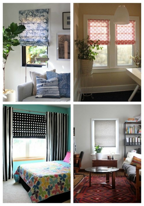 main Functional DIY Roman Shades To Avoid Excessive Light