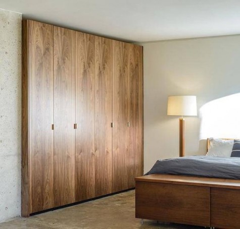 Pax with wooden doors with little brass knobs