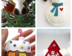 31 Cutest Christmas Felt Ornaments