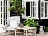 50 Peaceful And Relaxing Scandinavian Terrace Decor Ideas